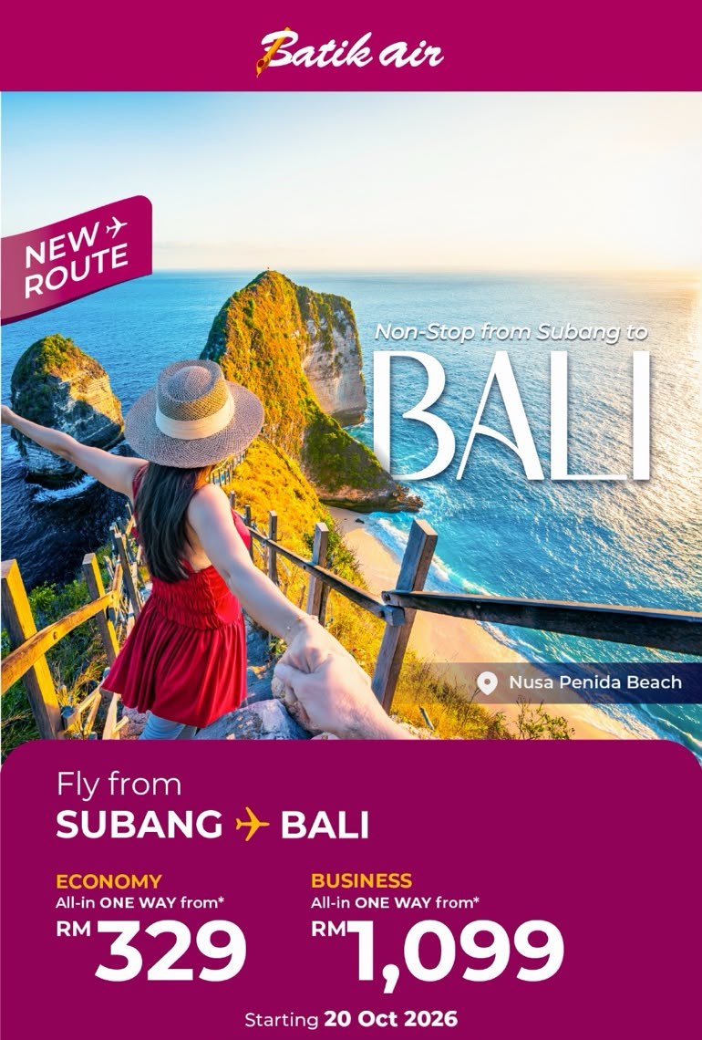 Batik Air's new Subang–Bali route